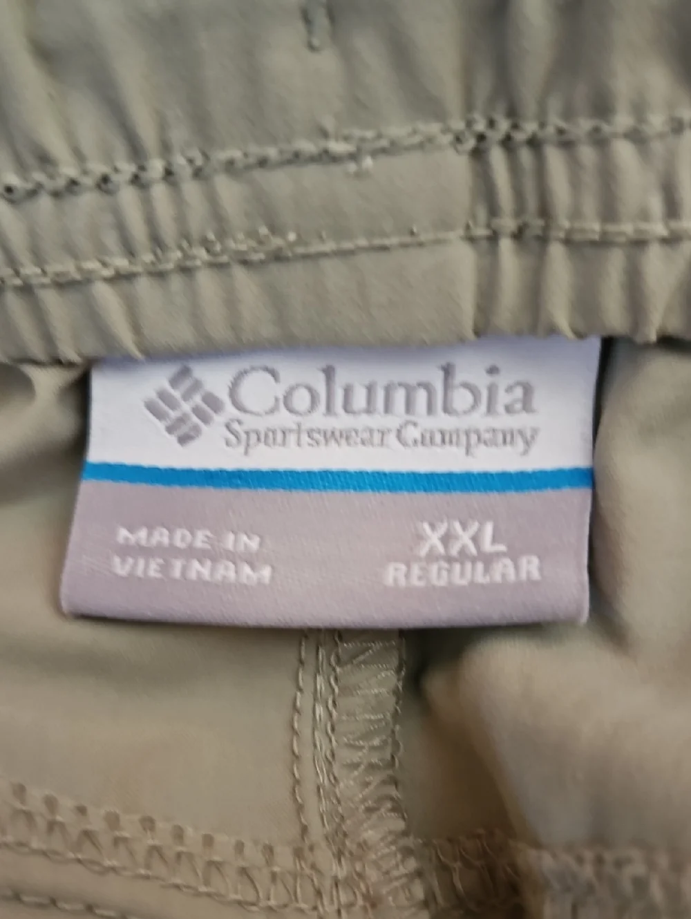 COLUMBIA Omni Shield Green Parachute Pant Relaxed Fit Lightweight XXL NWT